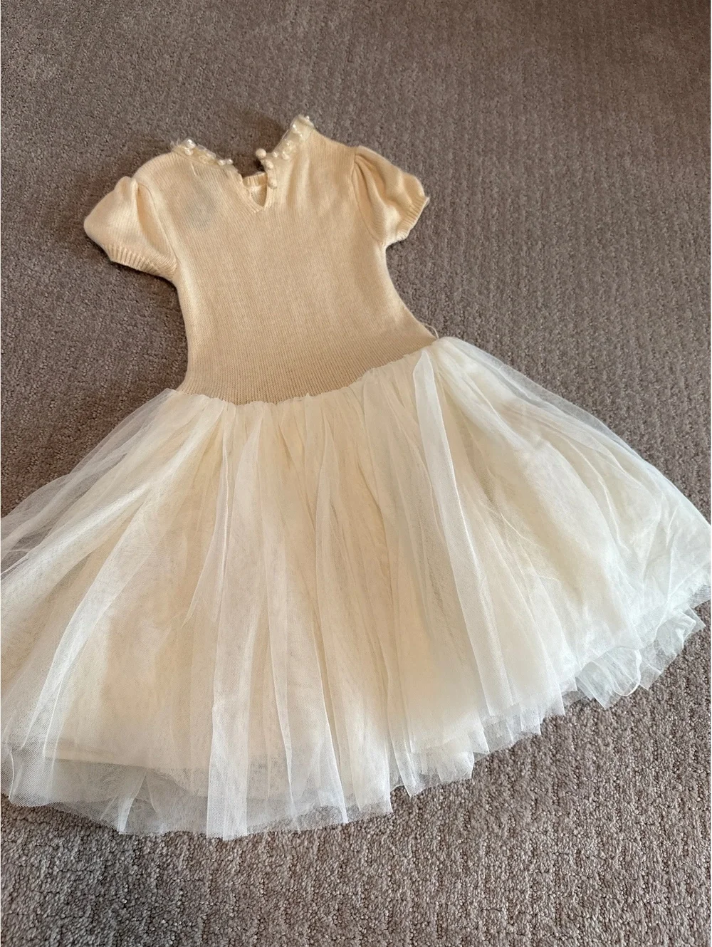 Ralph Lauren size 5 girls cashmere/wool and tulle dress